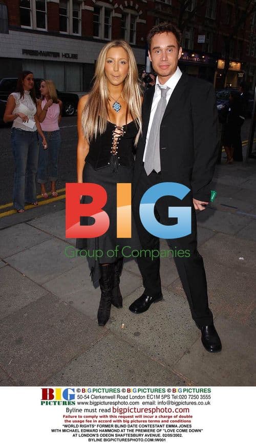 Emma Jones and Michael Hammond at "Love Come Down" Premiere