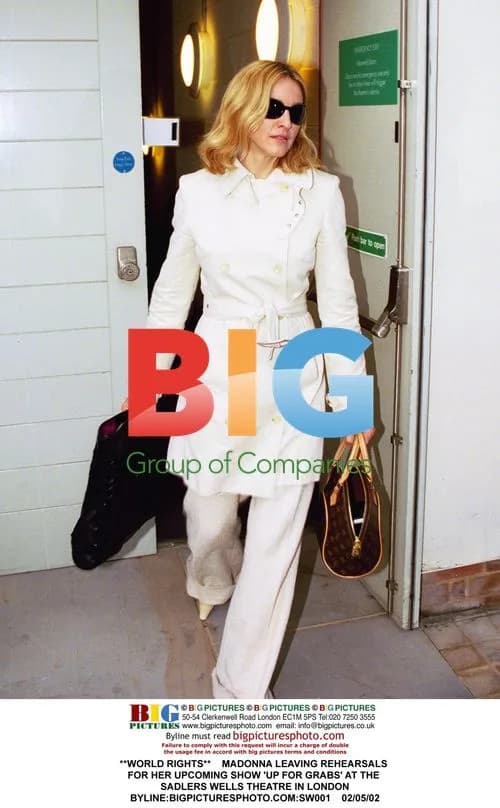 Madonna Leaving Rehearsals in London