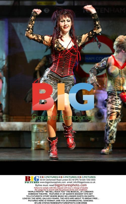 Hannah Jane Fox in "We Will Rock You" Musical