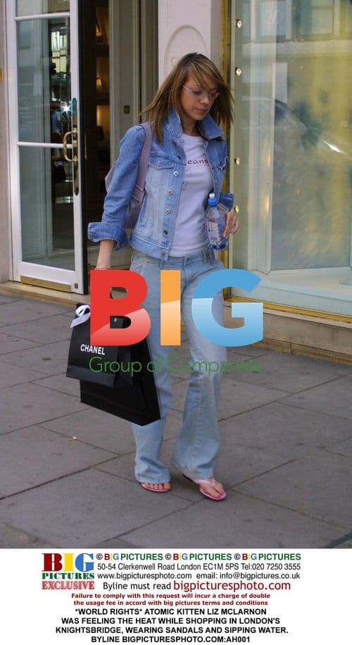 Liz McLarnon Shopping in Knightsbridge