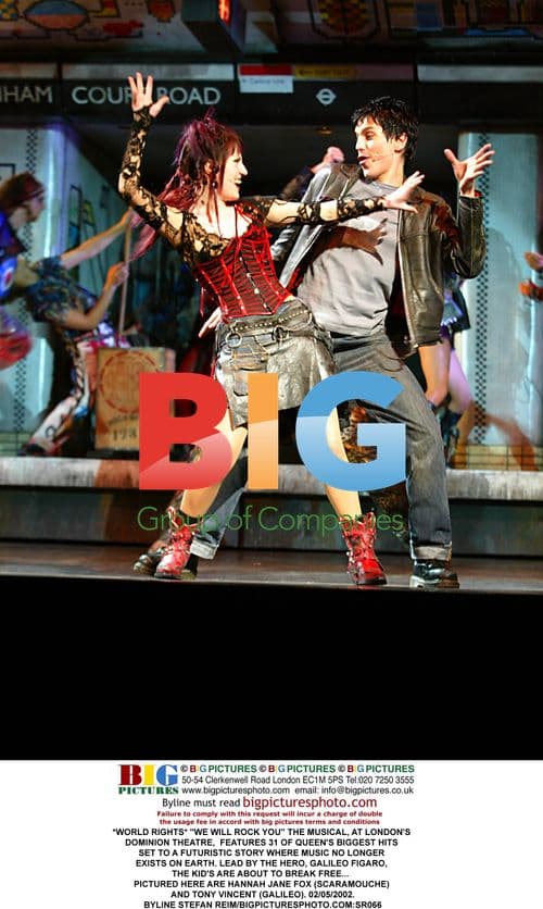 "We Will Rock You" Musical at London's Dominion Theatre