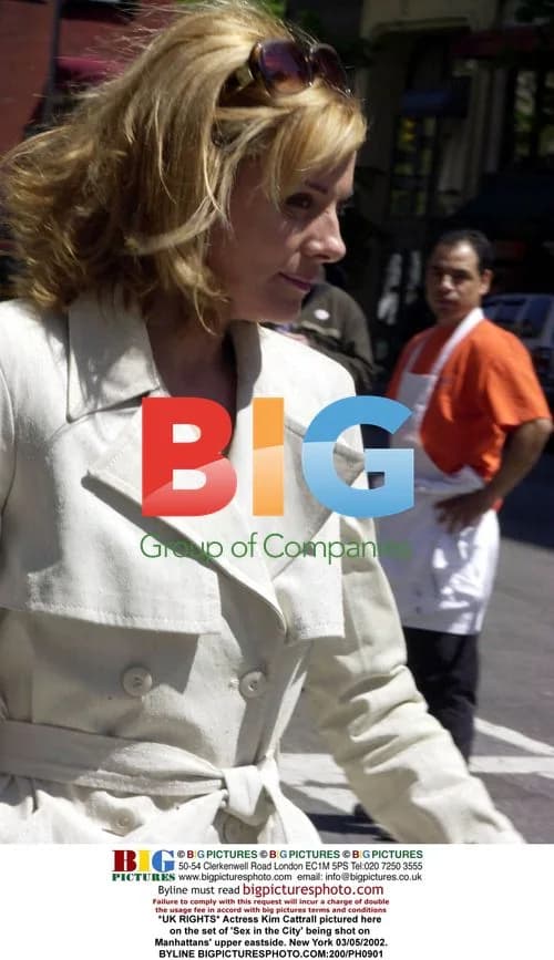 Kim Cattrall on 'Sex in the City' set