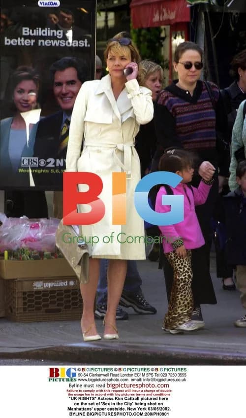 Kim Cattrall on 'Sex in the City' set