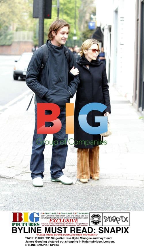 Kylie Minogue and James Gooding Shopping