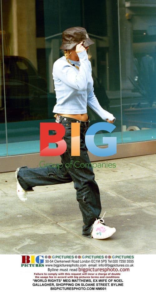 Meg Matthews Shopping on Sloane Street