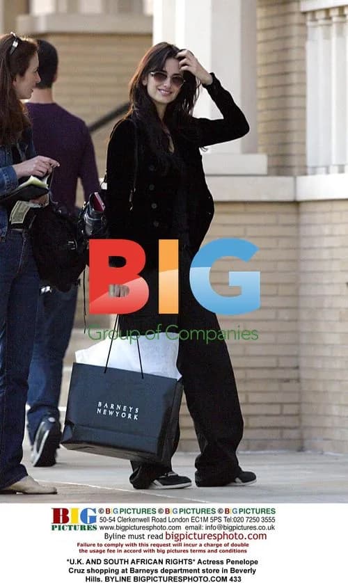 Penelope Cruz shopping at Barneys