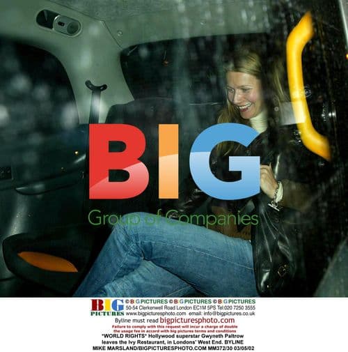 Gwyneth Paltrow leaves Ivy Restaurant in London