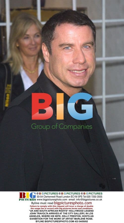 John Travolta at Art Exhibition in LA