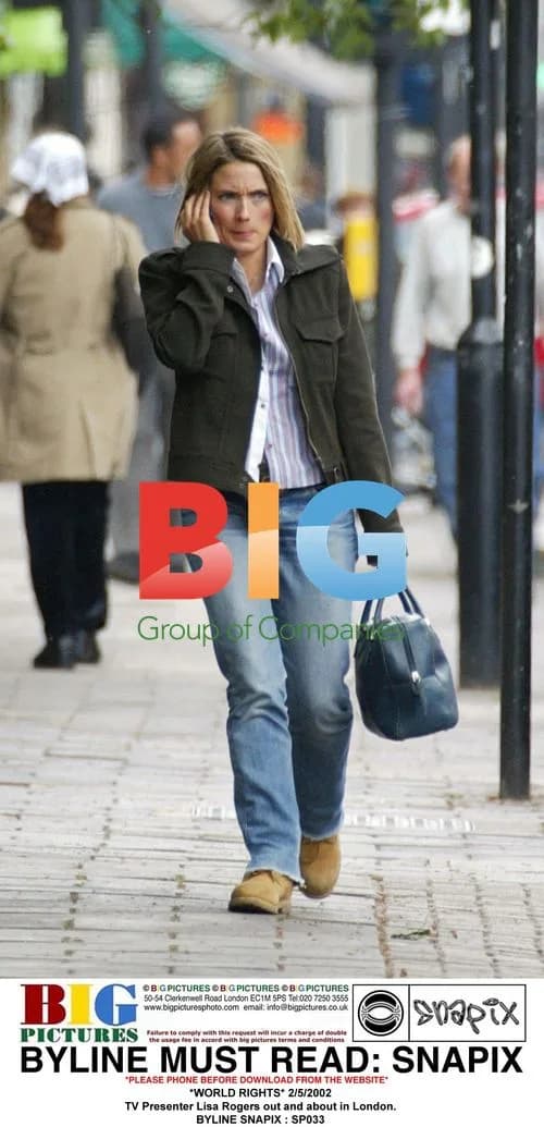 TV Presenter Lisa Rogers in London