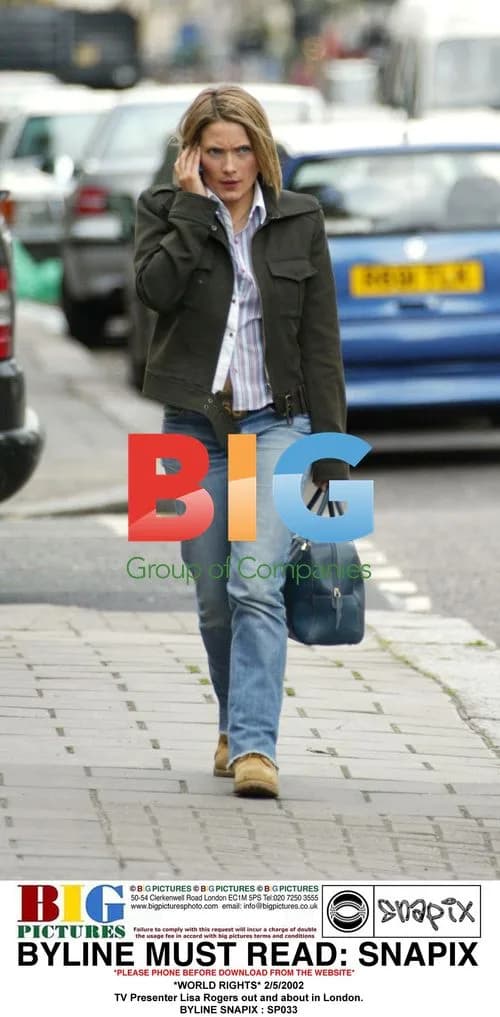 Lisa Rogers out and about in London