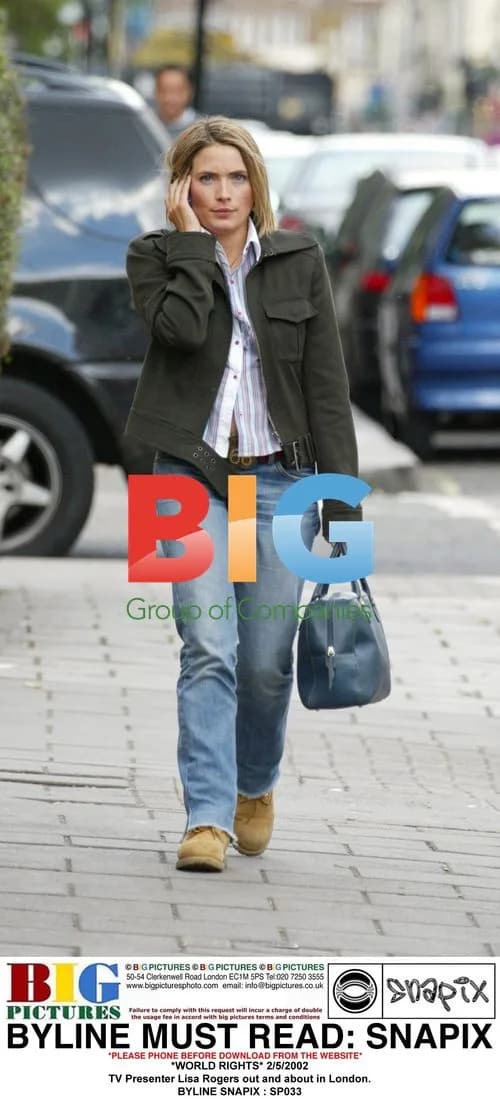TV Presenter Lisa Rogers in London