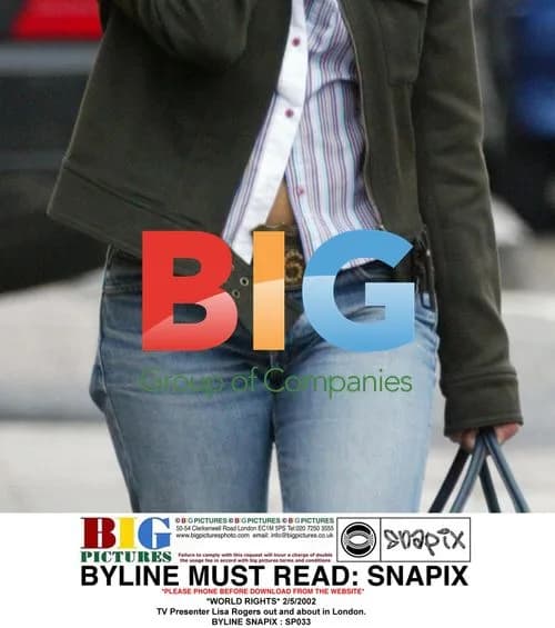 TV Presenter Lisa Rogers out in London