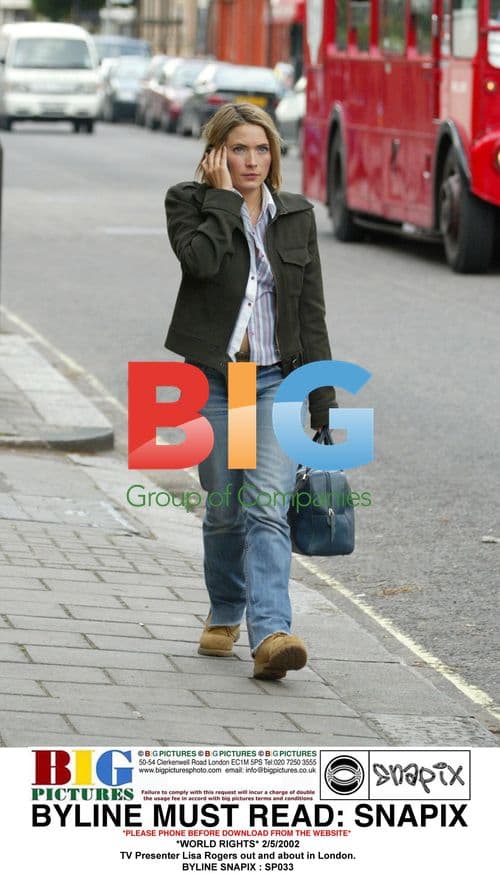 TV Presenter Lisa Rogers in London