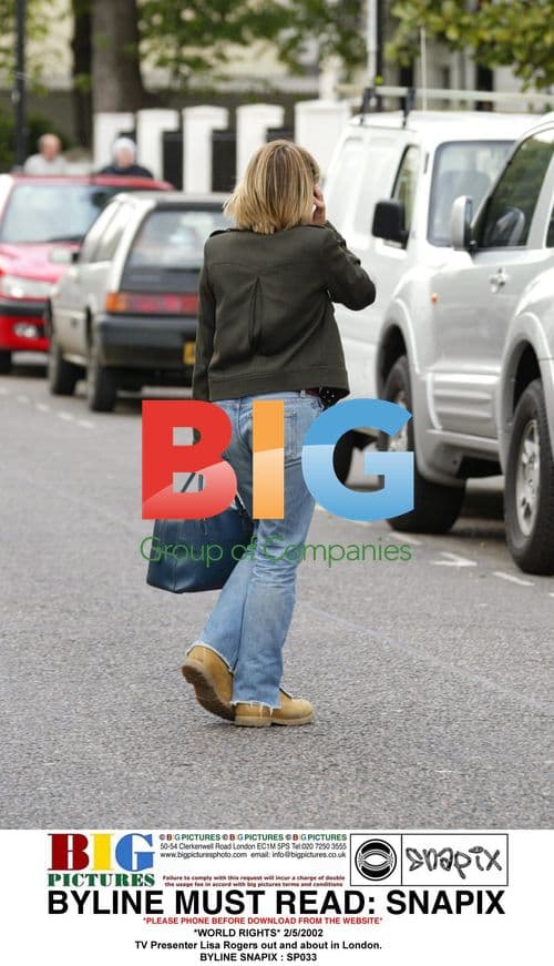 TV Presenter Lisa Rogers in London