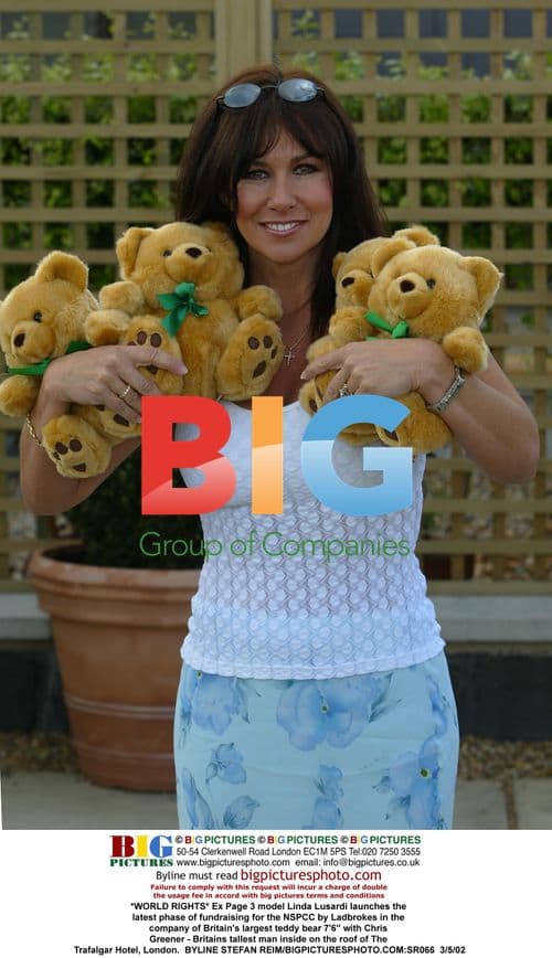 Linda Lusardi launches NSPCC fundraising