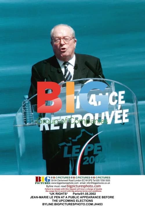 Jean-Marie Le Pen at public appearance