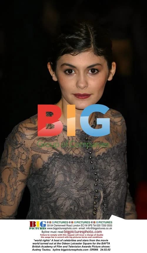 Audrey Tautou at BAFTA Awards in London