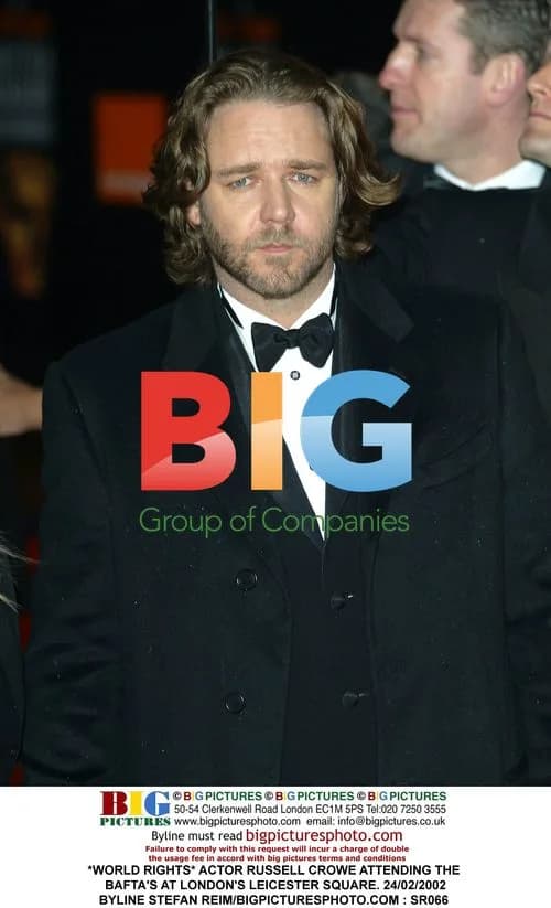 Russell Crowe at the BAFTA's in London