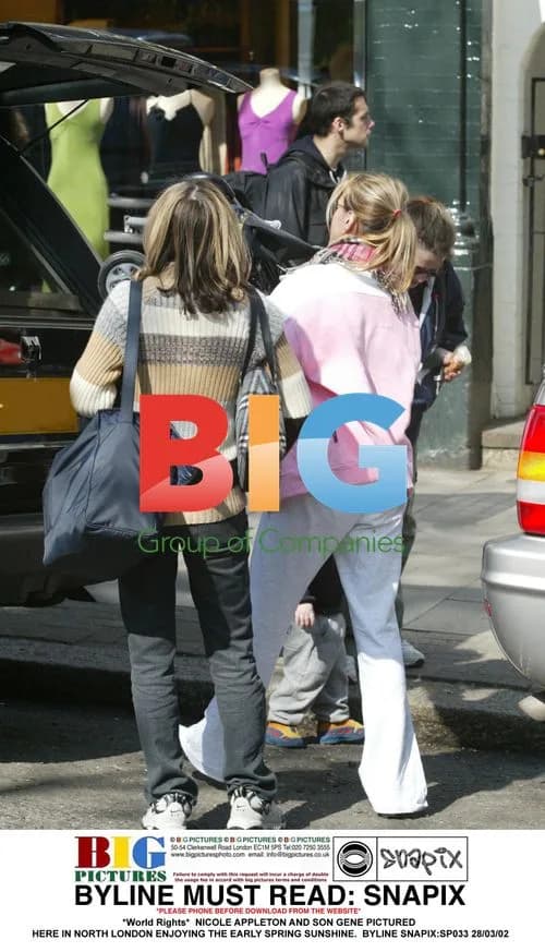 Nicole Appleton and son enjoy spring in London