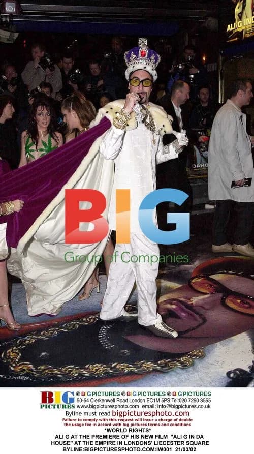 Ali G at premiere of "Ali G in da House"