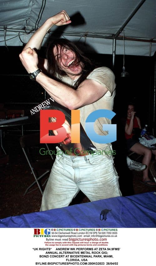 Andrew WK Performs at Zeta 94.9FM's Alternative Metal Rock Gig