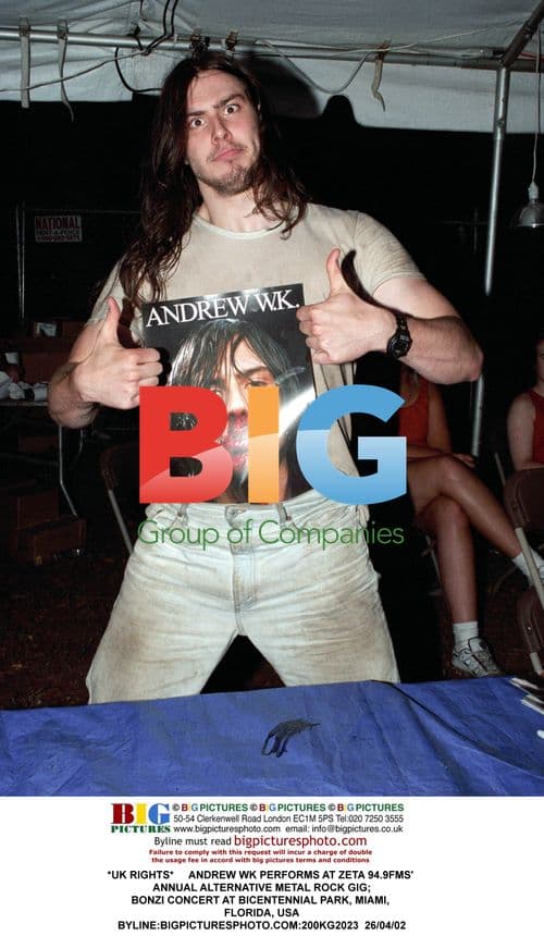 Andrew WK Performs at Miami Gig