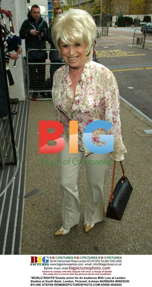 Barbara Windsor at An Audience With Lulu Event