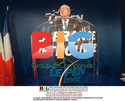 Jean-Marie Le Pen Concedes Defeat in French Election