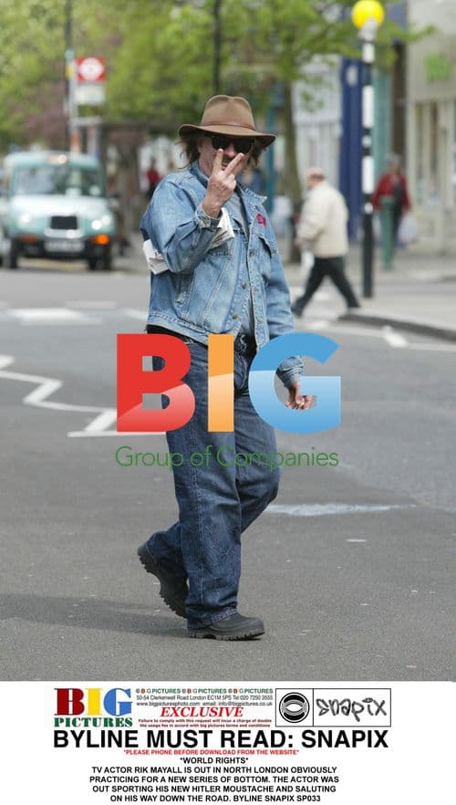 Rik Mayall Practicing for Bottom