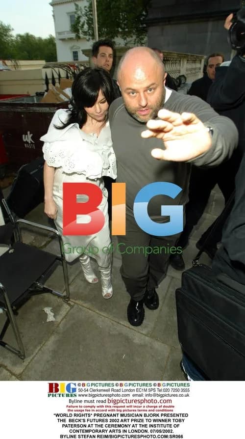 Bjork presents Beck's Futures 2002 art prize