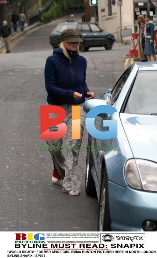 Former Spice Girl Emma Bunton in North London