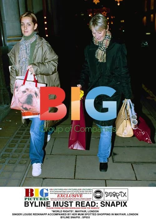 Louise Redknapp and Mom Shopping in Mayfair