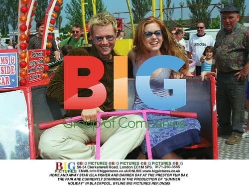 Isla Fisher and Darren Day at Preston Fun Day