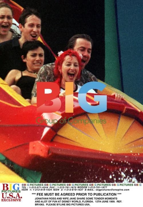 Jonathan Ross and Wife at Disney World