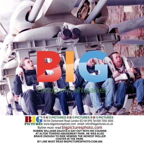 Robbie Williams at Alton Towers