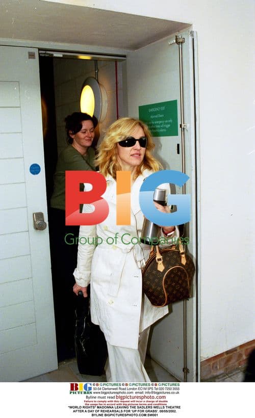 Madonna Leaving Sadlers Wells Theatre