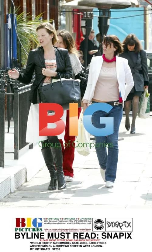 Kate Moss and Sadie Frost Shopping in London