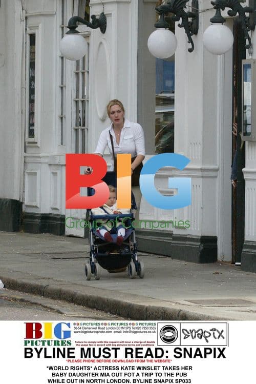 Kate Winslet takes daughter Mia out in London