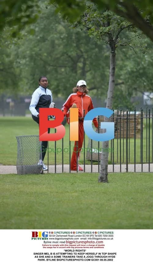 Mel B Jogging in Hyde Park