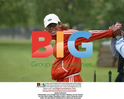 Mel B Jogging in Hyde Park