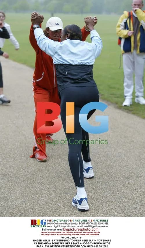 Mel B Jogging in Hyde Park