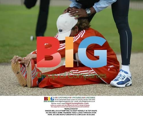 Mel B Jogging in Hyde Park