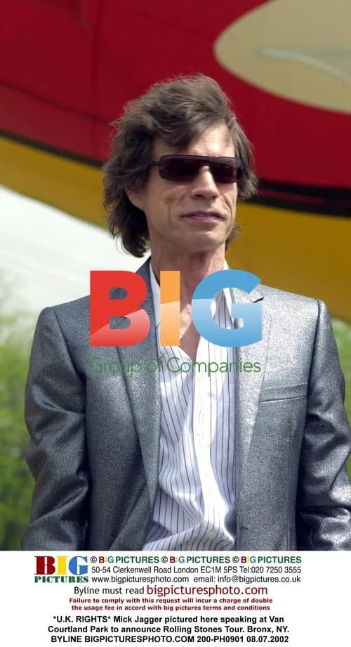 Mick Jagger Speaking at Tour Announcement