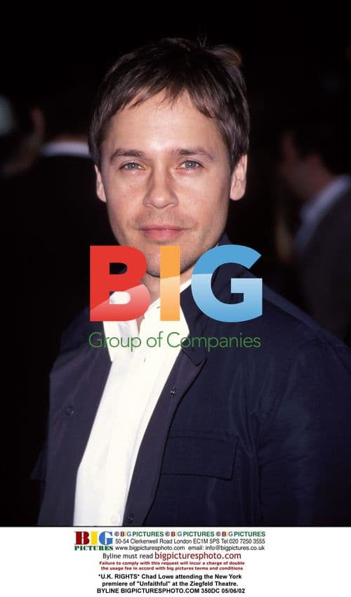 Chad Lowe at "Unfaithful" Premiere