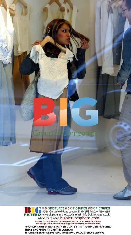Big Brother Contestant Narinder Shopping