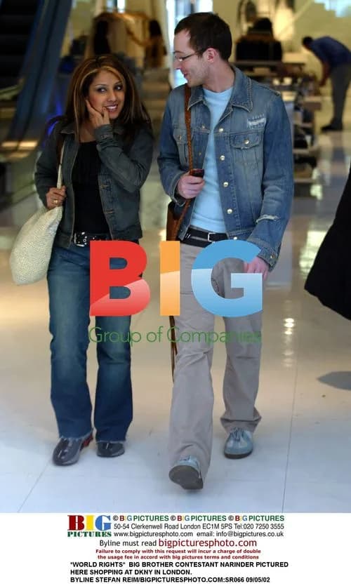 Big Brother Contestant Narinder Shopping in London