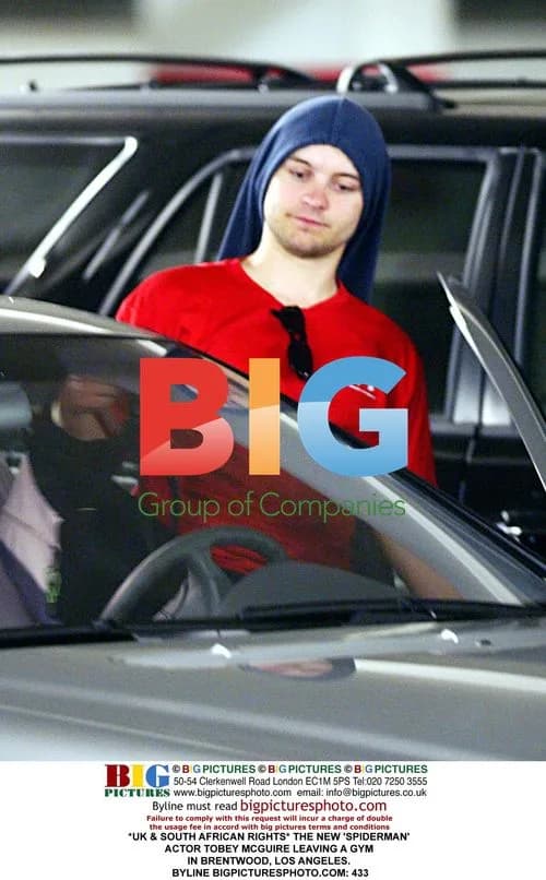 Tobey Maguire Leaving Gym in Brentwood, LA
