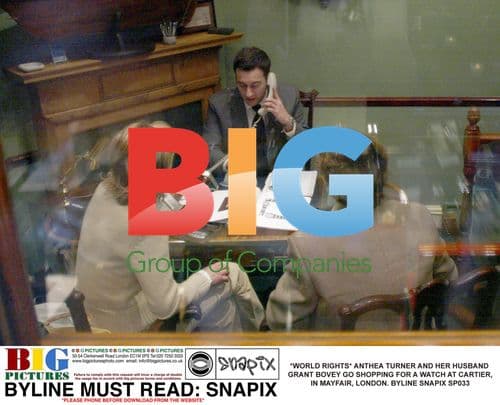 Anthea Turner and Grant Bovey Shopping at Cartier