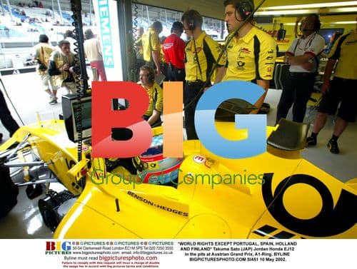 Takuma Sato in Jordan Honda EJ12 at Austrian GP