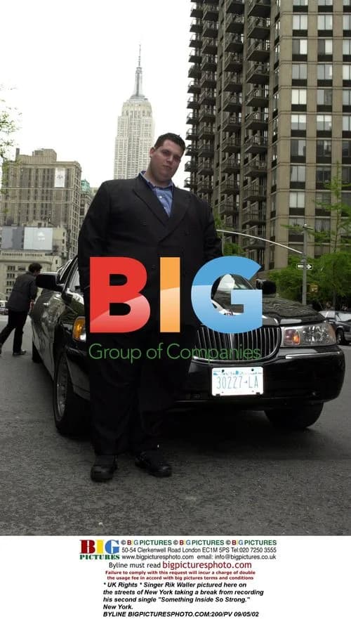 Singer Rik Waller in New York